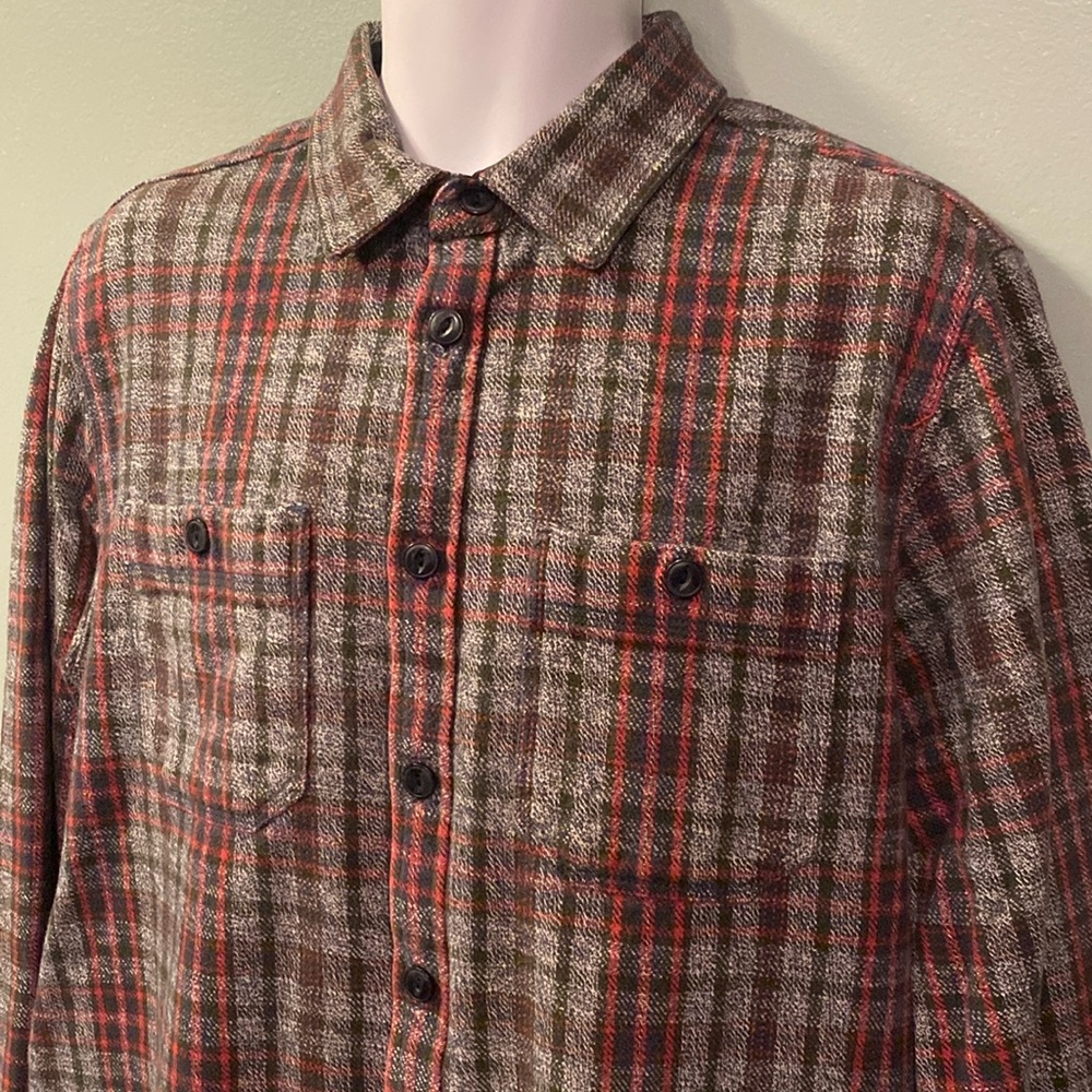 Roots Canada thick flannel shirt men’s large